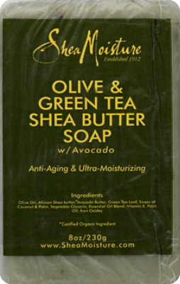 SheaMoisture Soap Shea Butter Olive & Green Tea - 8 Oz - Image 2