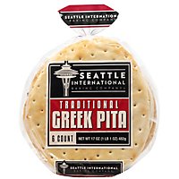 Seattle International Baking Company Pita Greek Traditional White - 17 Oz - Image 2
