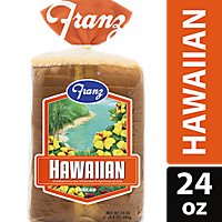 Franz Sandwhich Bread The Big Island Hawaiian - 24 Oz - Image 1