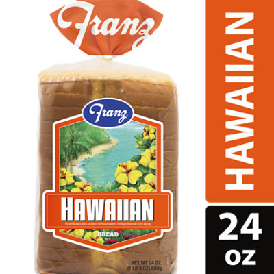 Franz Sandwhich Bread The Big Island Hawaiian - 24 Oz