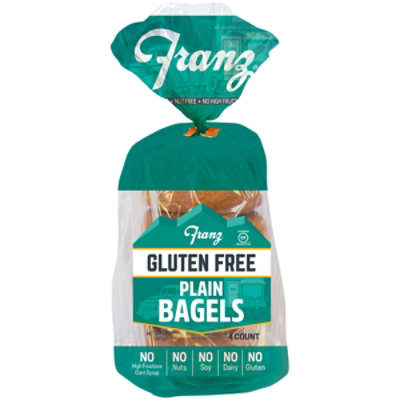 Franz Bagels Plain Gluten Free 4 Count - 14 Oz - Image 2