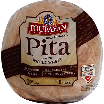 Tf Pita Bread Wheat - Each - Image 2