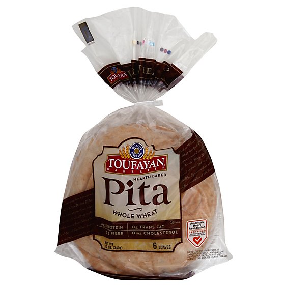 Tf Pita Bread Wheat - Each