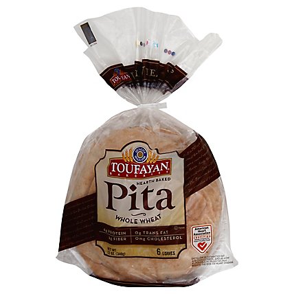 Tf Pita Bread Wheat - Each - Image 1