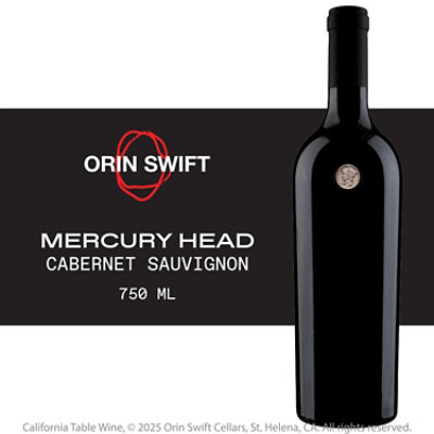 Orin Swift Mercury Head Napa Valley Cabernet Sauvignon Red Wine - 750 Ml - Image 1