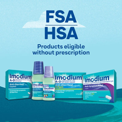 Imodium Anti-Diarrheal Softgels - 24 Count - Image 2