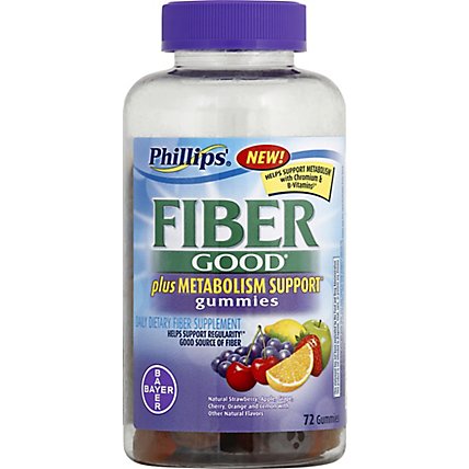 Phillips Fiber Good Metabolism Support Gummies - 72 Count - Image 1