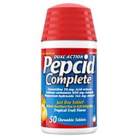 Pepcid Complete Trop Chew Tabs - 50 Count - Image 1