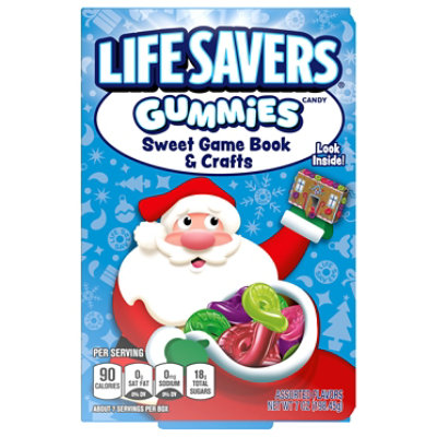 Life Savers Storybook Games & Crafts Christmas Sweet Gummy Candy - 7 Oz