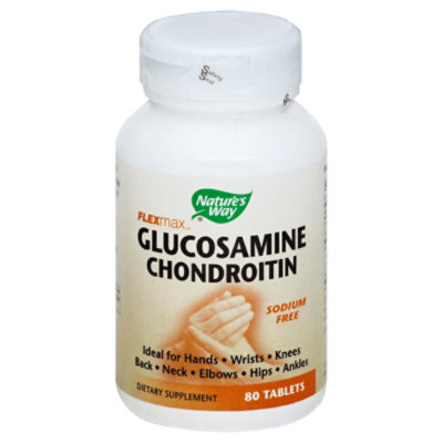 Natures Way Glucosamine Chondroitin Tablets - 80 Count