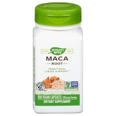 Natures Way Maca Root - 100 Count - Image 3