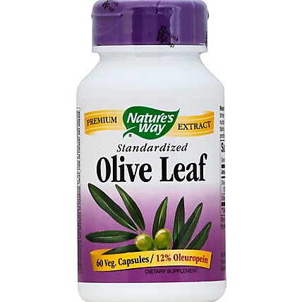 Natures Way Olive Leaf - 60 Count - Image 2