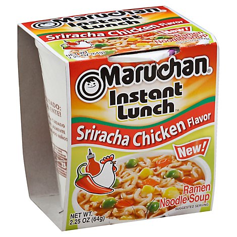 Maruchan Instant Lunch Ramen Noodle Soup Sriracha Chicken Flavor 2 25 Oz Safeway