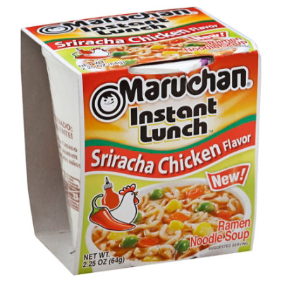 Maruchan Instant Lunch Ramen Noodle Soup Sriracha Chicken Flavor - 2.25 Oz