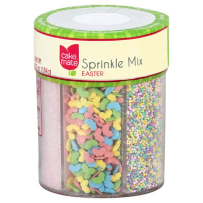 Cake Mate Mix Sprinkle Easter - 6.5 Oz