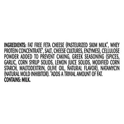 President Fat Free Mediterranean Herbs Feta Crumbles - 6 OZ - Image 5