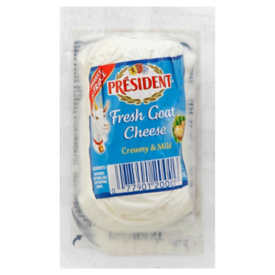 President Cheese Goat Fresh Creamy & Mild - 4 Oz - Image 1