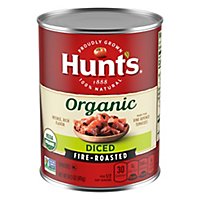 Hunt's Organic Fire Roasted Diced Canned Tomatoes - 14.5 Oz - Image 1