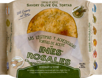 Ines Rosales Tortas Rosales Rosemary & Thyme - 6.34 Oz - Image 2