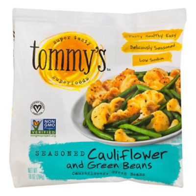  Tommys Superfoods Seasoned Cauliflower And Green Beans - 10 Oz 