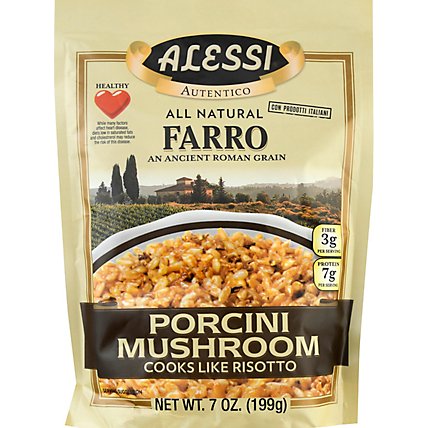 Alessi Autentico Farro Porcini Mushroom Bag - 7 Oz - Image 2