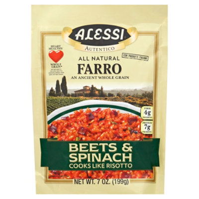 Alessi Autentico Beets & Spinach Farro - 7 Oz - Image 1