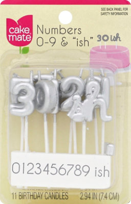 Betty Crocker Candles Numbers 0-9 & ish - 11 Count - Image 2