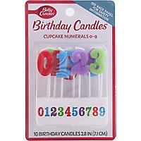 Betty Crocker Candles Cupcake Numbers 0 To 9 - 10 Count - Image 2