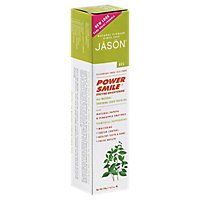 Jason Toothpaste Power Smile Enzyme Brightening Powerful Peppermint - 4.2 Oz - Image 1
