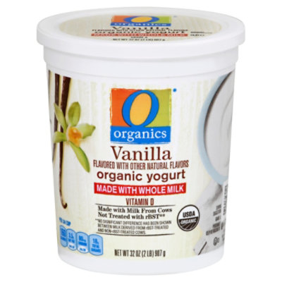 O Organics Yogurt Whole Milk Vanilla - 32 Oz