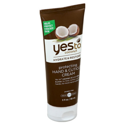 Yes To Coconut Hand And Cuticle Cream - 3 Oz - Image 1