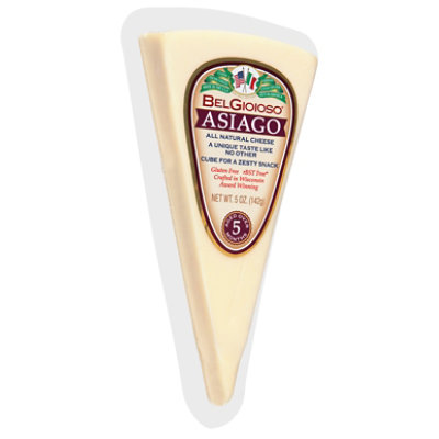 BelGioioso Asiago Cheese Wedge - 5 Oz - Image 1