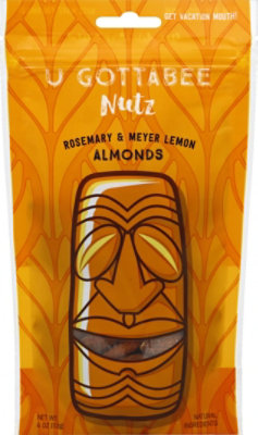 U Gottabee Nutz Rosemary & Meyer Lemon Almonds - 4 Oz - Image 2