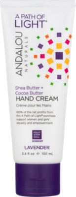 Andalou Naturals Lavender Shea Hand Cream - 3.4 Fl. Oz. - Image 2