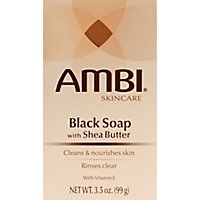 Ambi Black Soap W Shea - 3.5  Oz - Image 2