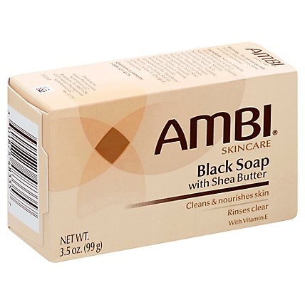 Ambi Black Soap W Shea - 3.5  Oz - Image 1