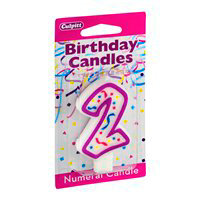 Culpitt Candle Numeral Purple 2 - Each