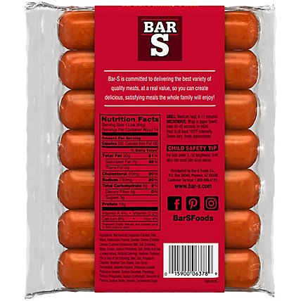 Bar-S Sausage Cheddar Jalapeno - 42 Oz - Image 6