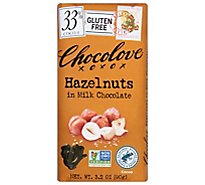 Chocolove Milk Chocolate Hzl - 3.2 Oz