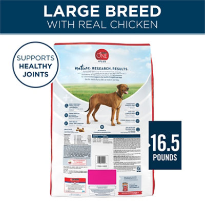 Purina ONE Chicken For Large Breed Dry Dog Food - 16.5 Lb - Image 2