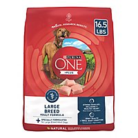 Purina One +Plus Chicken Dry Dog Food - 16.5 Lb - Image 1