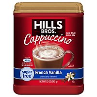 Hills Brothers. Cappuccino Drink Mix Sugar Free French Vanilla - 12 Oz - Image 1