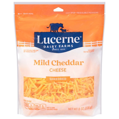 Lucerne Cheese Yellow Cheddar Shredded- 8 Oz - Image 4