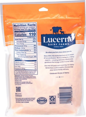 Lucerne Cheese Yellow Cheddar Shredded- 8 Oz - Image 7