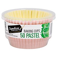 Signature SELECT Baking Cups Pastel - 50 Count - Image 1