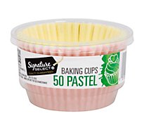Signature SELECT Baking Cups Pastel - 50 Count