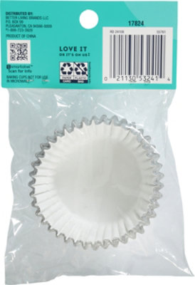 Overjoyed Silver Foil Baking Cups 2.5 Inch - 32 Each - Image 3