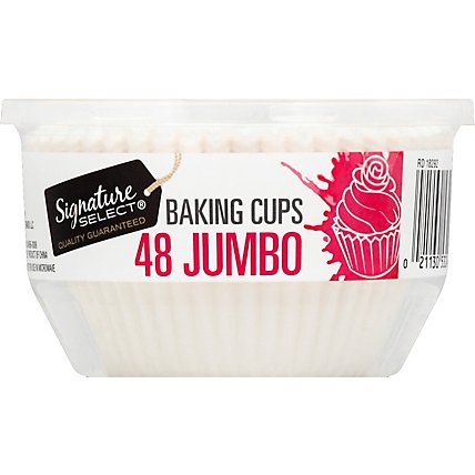 Signature SELECT Baking Cups Paper Jumbo - 48 Count - Image 2