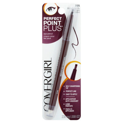 COVERGIRL Perfect Point Plus Eye Pencil Self-Sharpening Deep Burgundy 235 - 0.008 Oz - Image 1