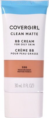 COVERGIRL Clean Matte BB Cream Medium Deep 550 - 1 Fl. Oz. - Image 2